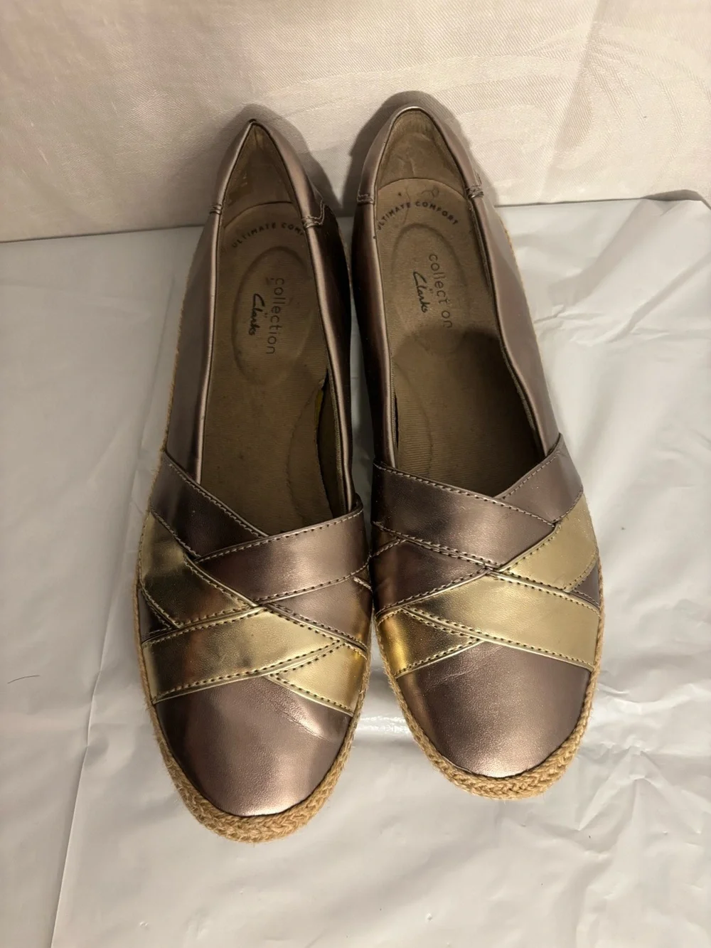 Clarks Danelly shine loofers Women’s shoes size 8